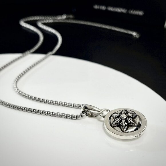 Chrome Hearts Black and Silver Pendant Necklace - Picture 4 of 6